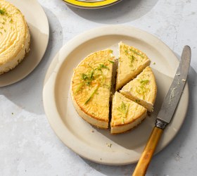 Baked Lime Cheesecake (sugar-free)